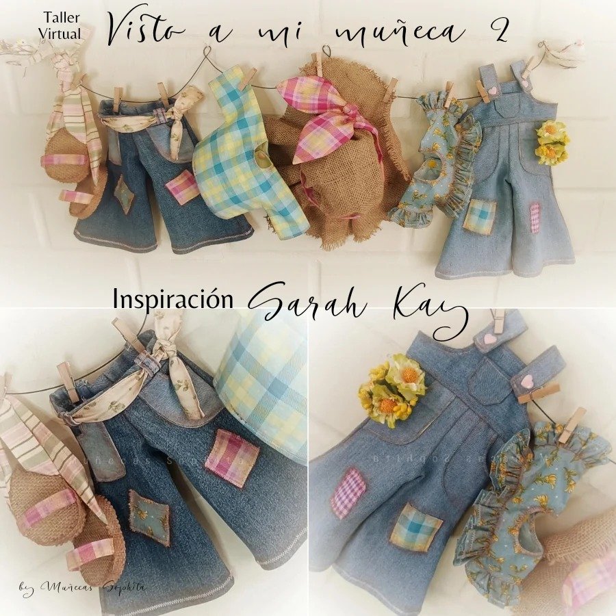 Taller Virtual Visto a mi muñeca 2: Inspiración Sarah Kay - Imagen 2