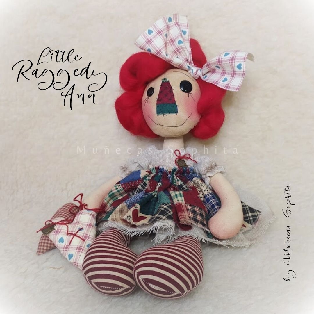 Molde Little Raggedy Ann