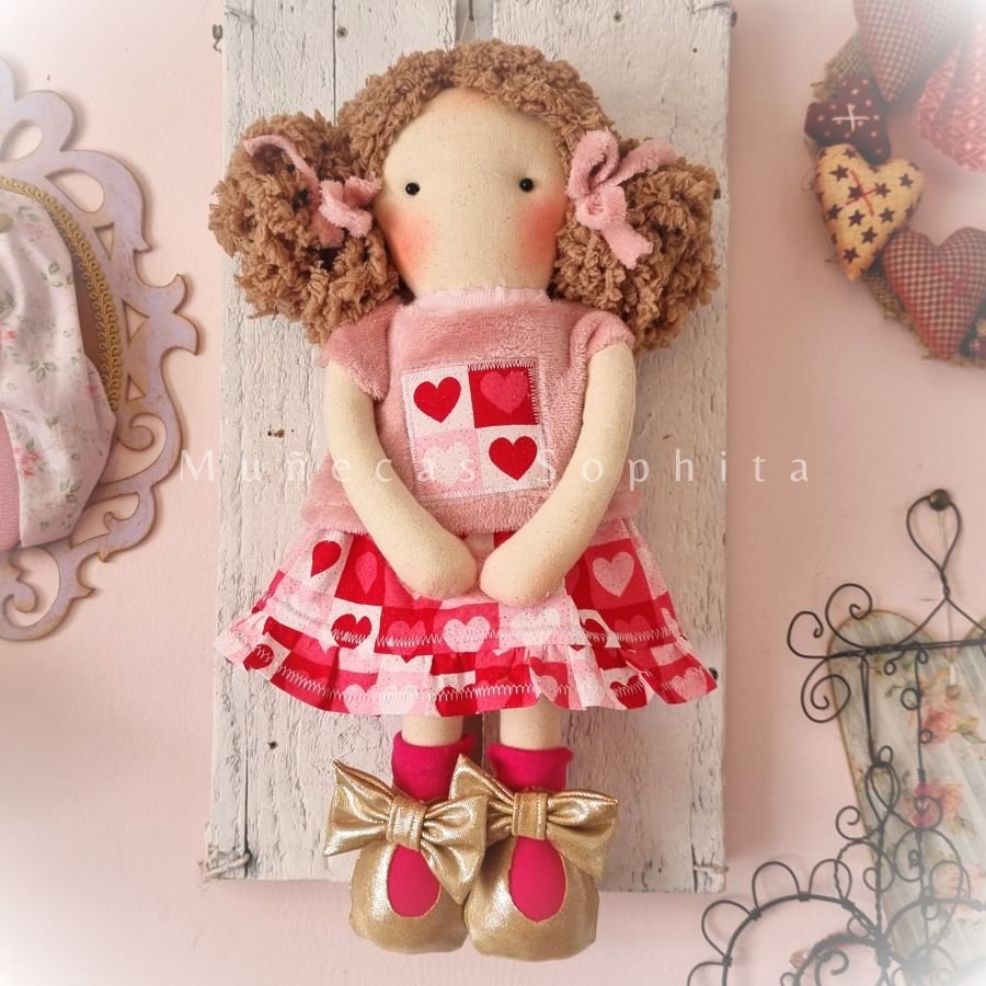 Muñeca de trapo Love