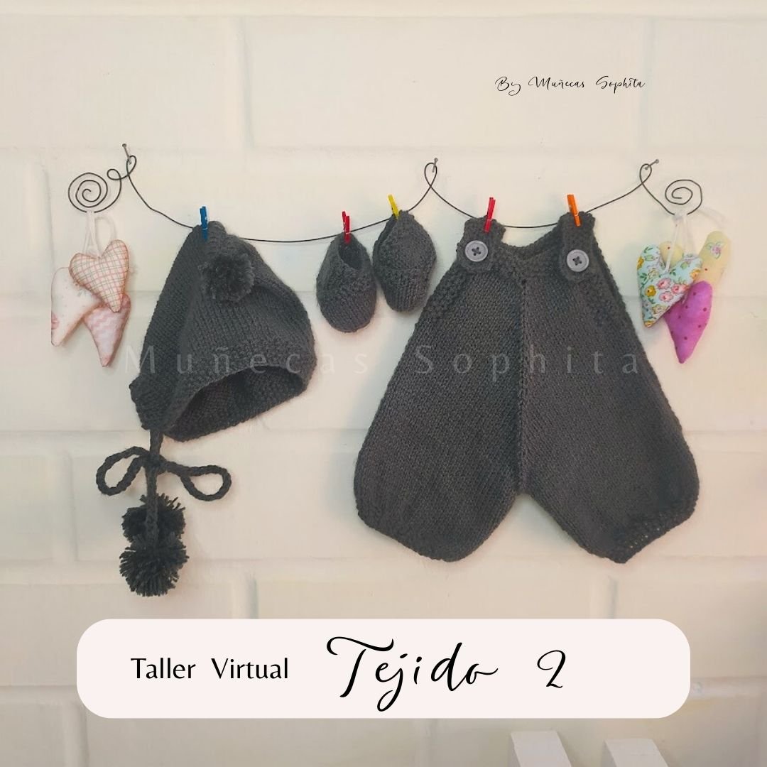 Taller Virtual Tejido 2, Palillos o 2 agujas