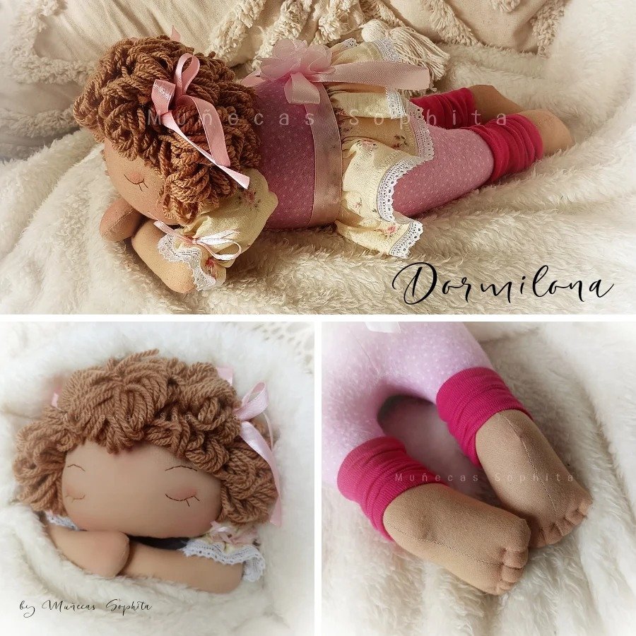 Muñeca de trapo Dormilona